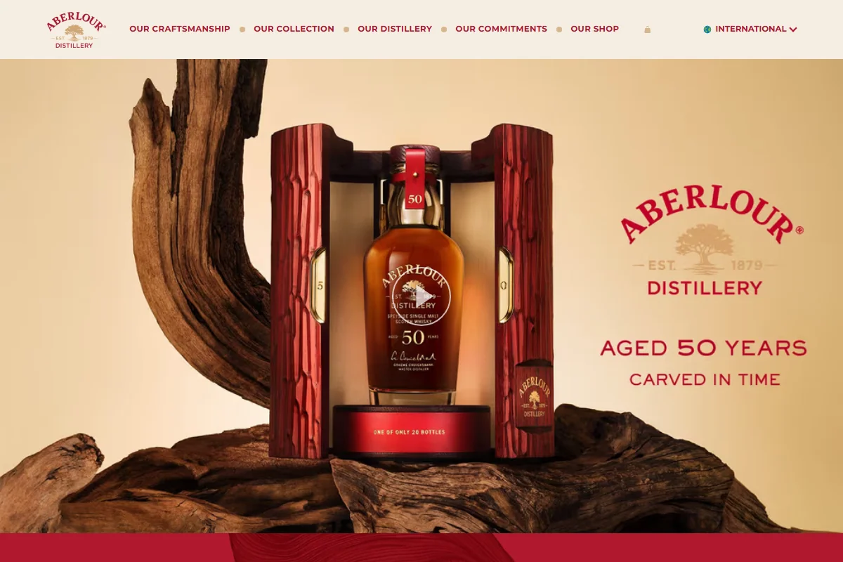 Aberlour Distillery official website