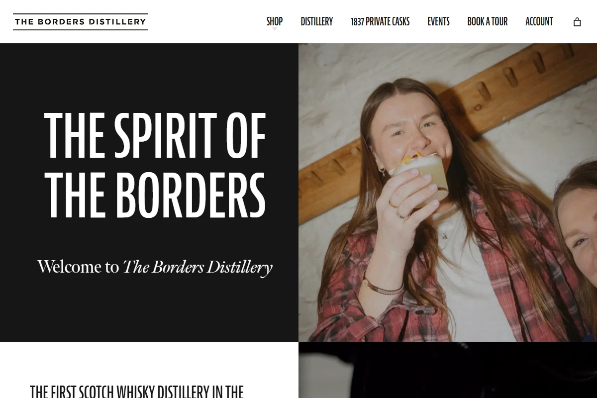 The Borders Distillery official website