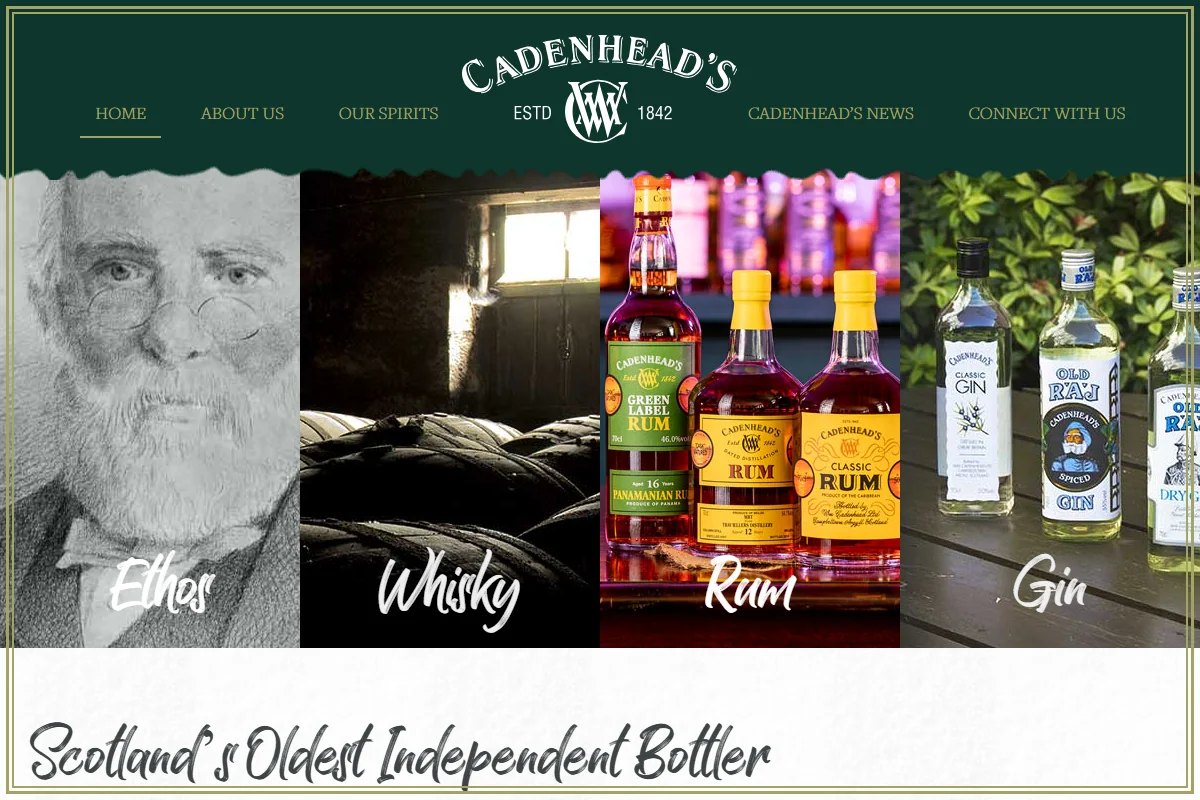 Cadenhead's Whisky Shop official website