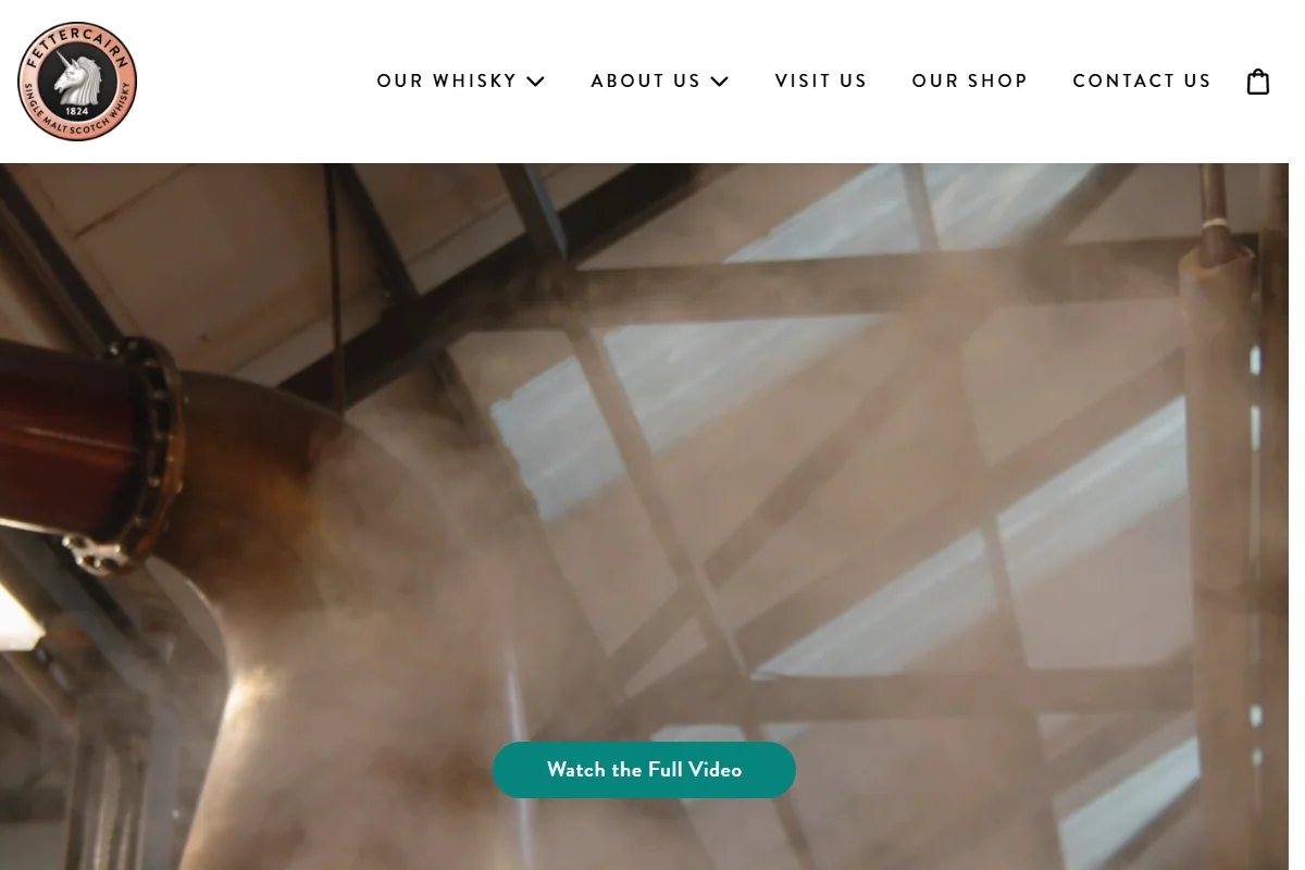 Fettercairn Distillery official website