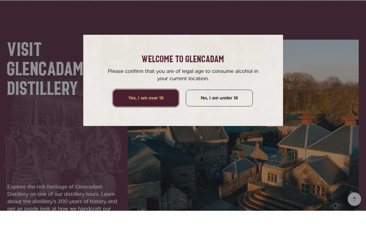 Glencadam Distillery official website