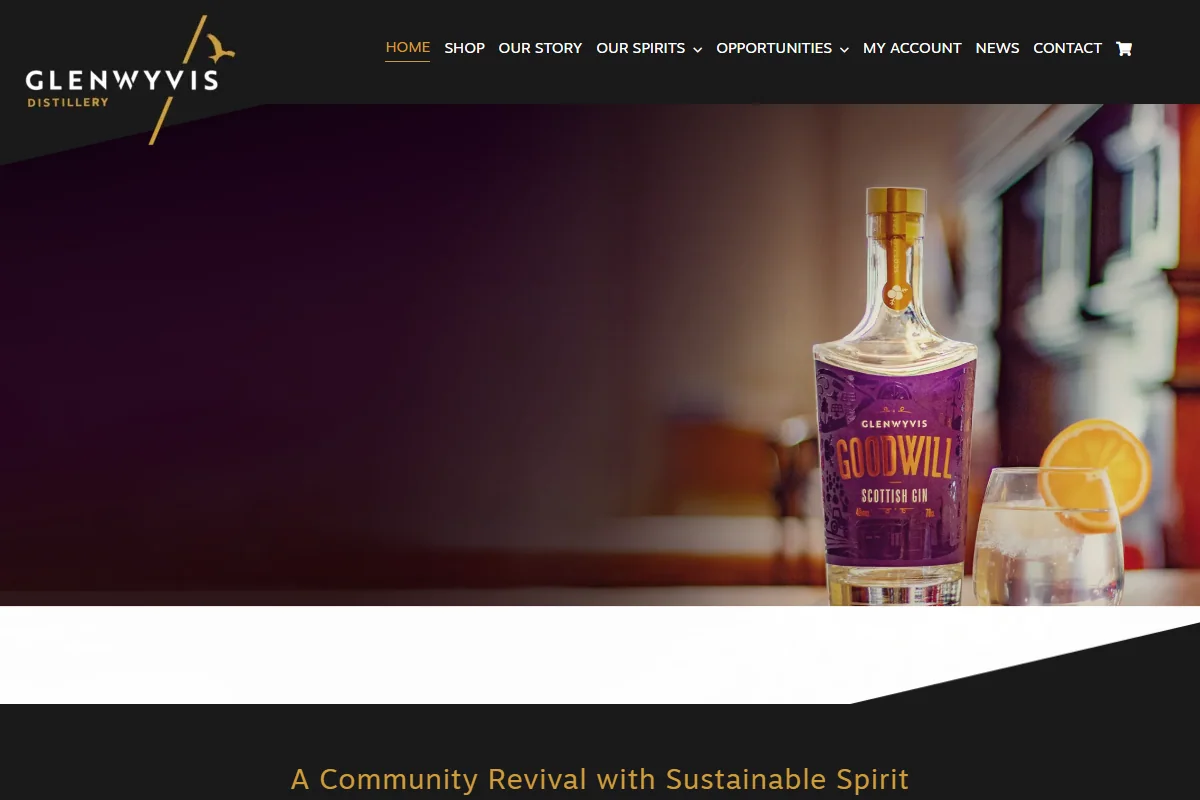 GlenWyvis Distillery official website