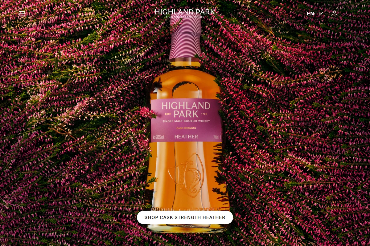 Highland Park Distillery official website