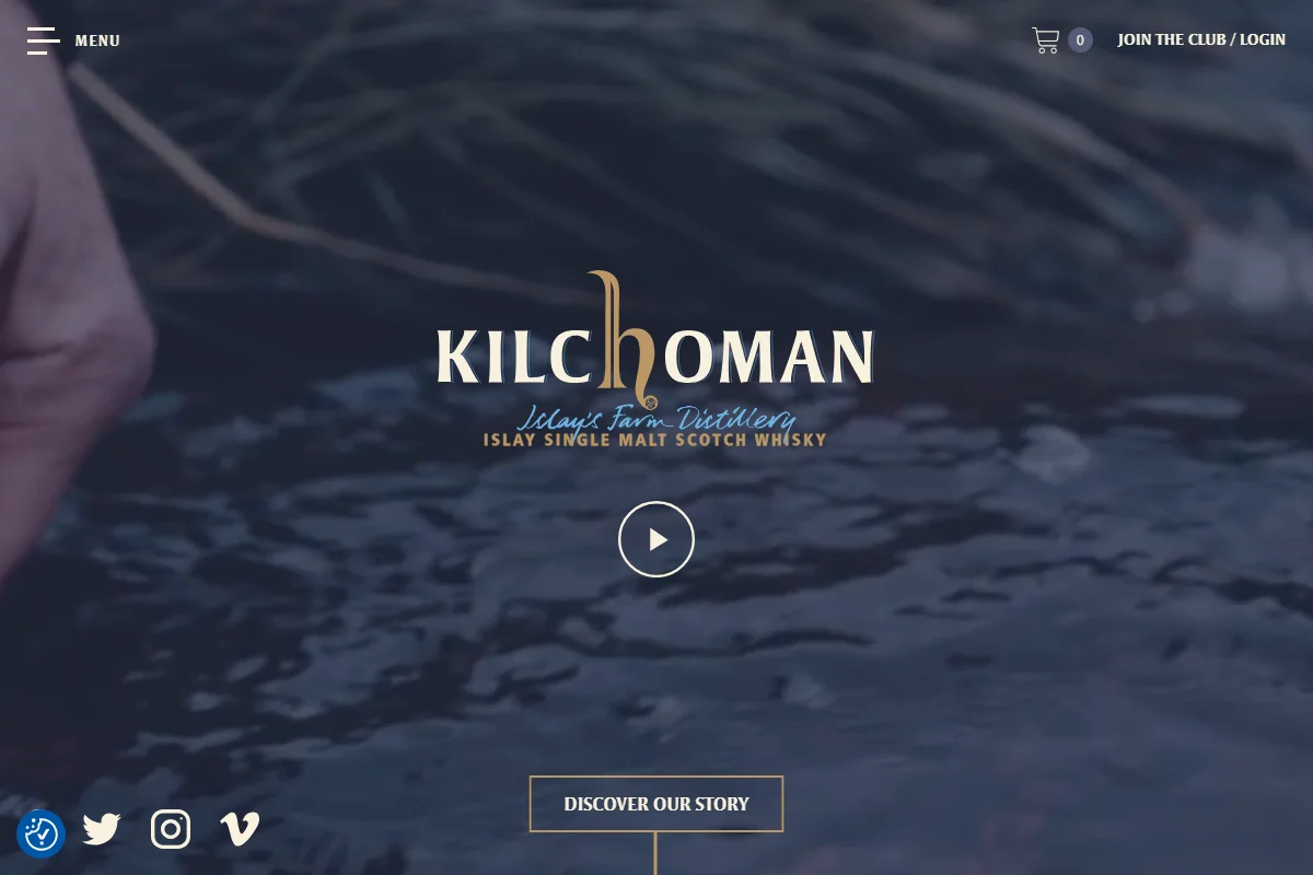 Kilchoman Distillery official website