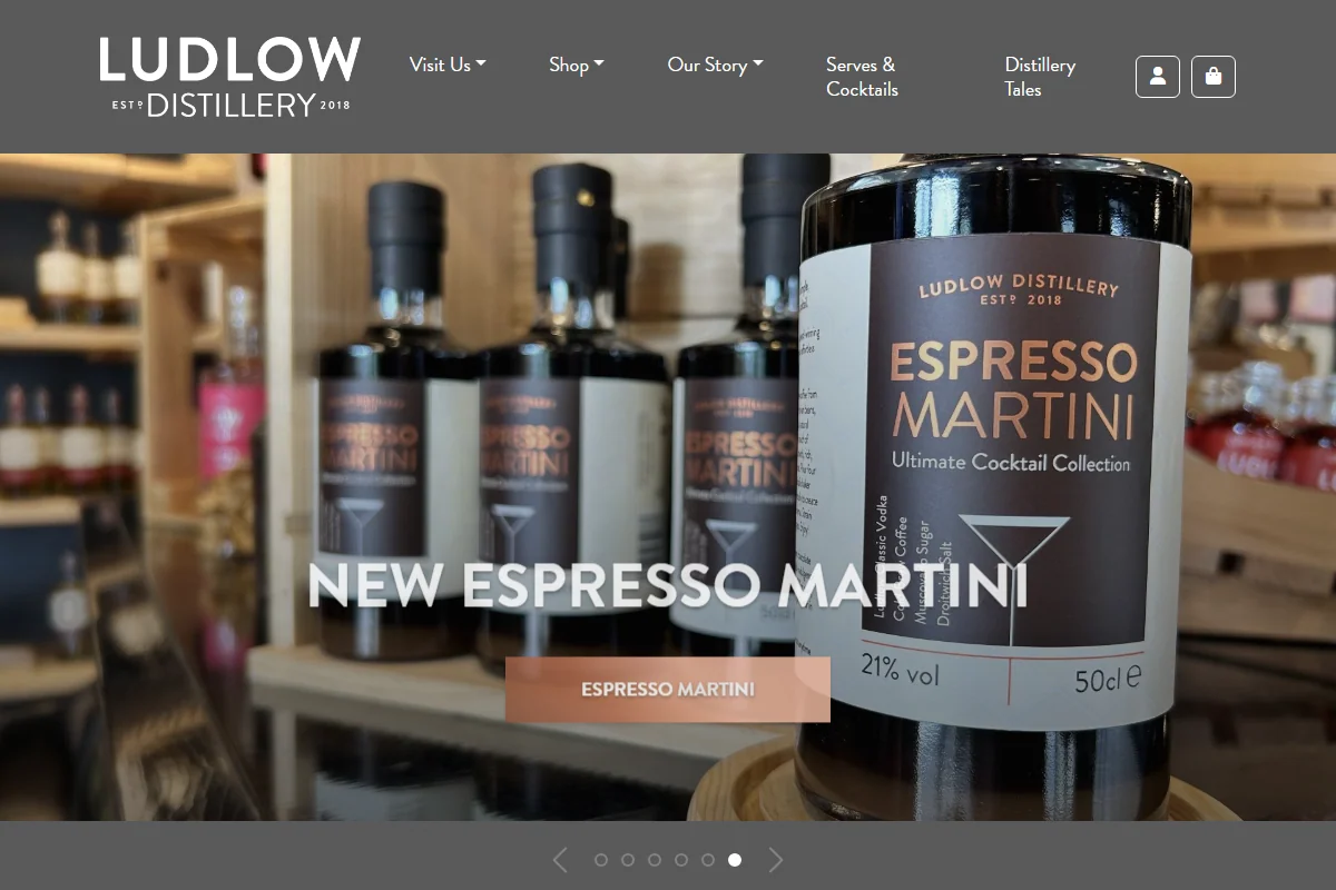 Ludlow Distillery official website