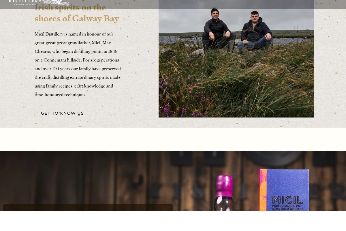 Micil Distillery official website