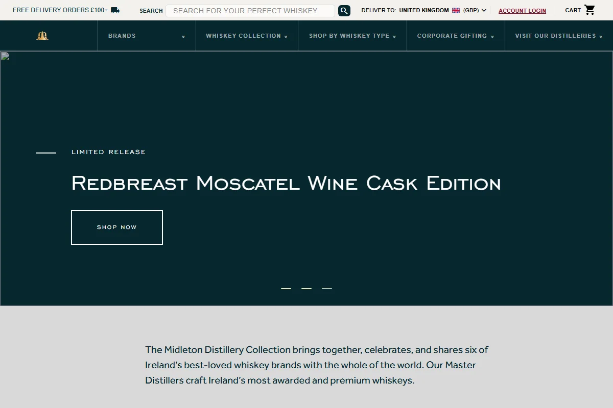Midleton Distillery official website