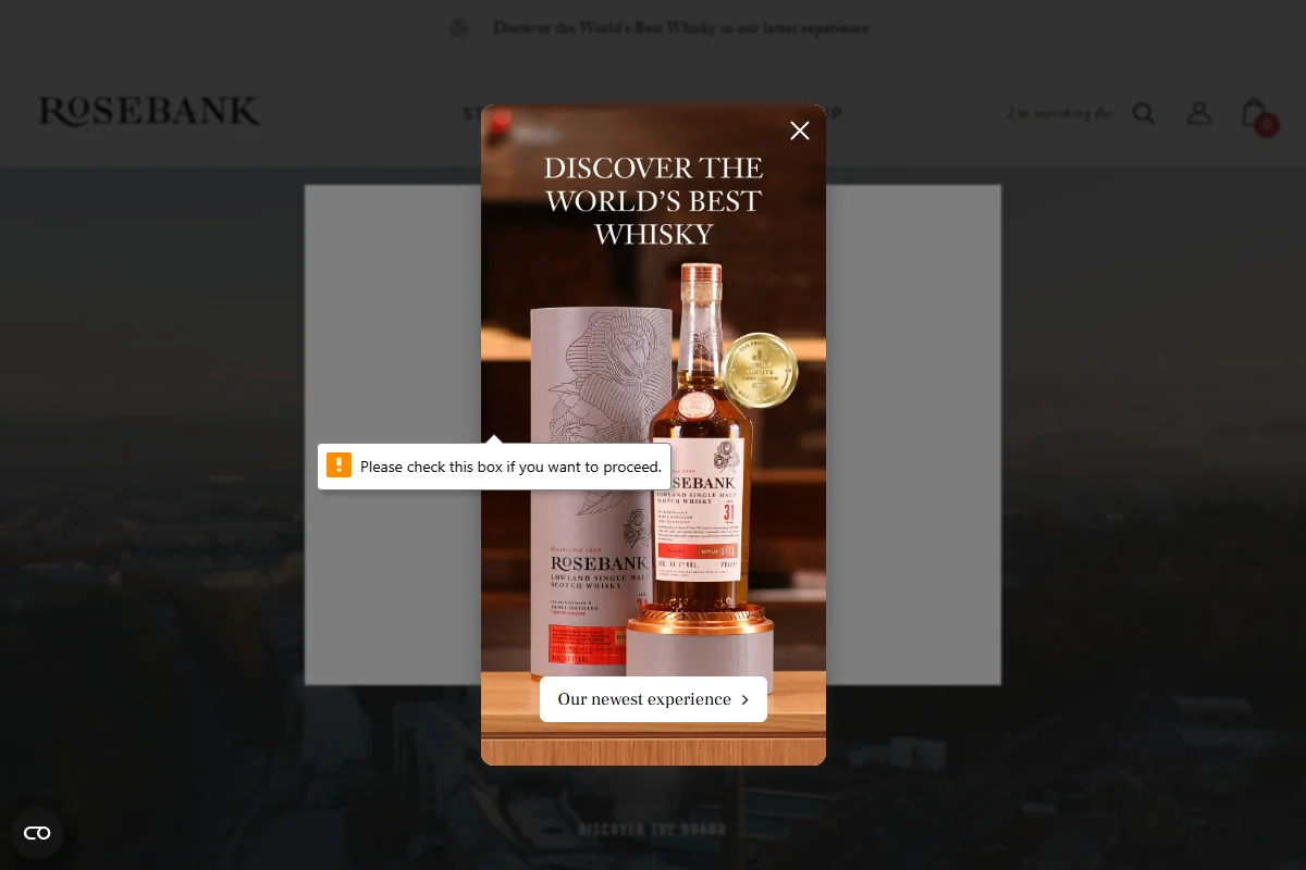 Rosebank Distillery official website