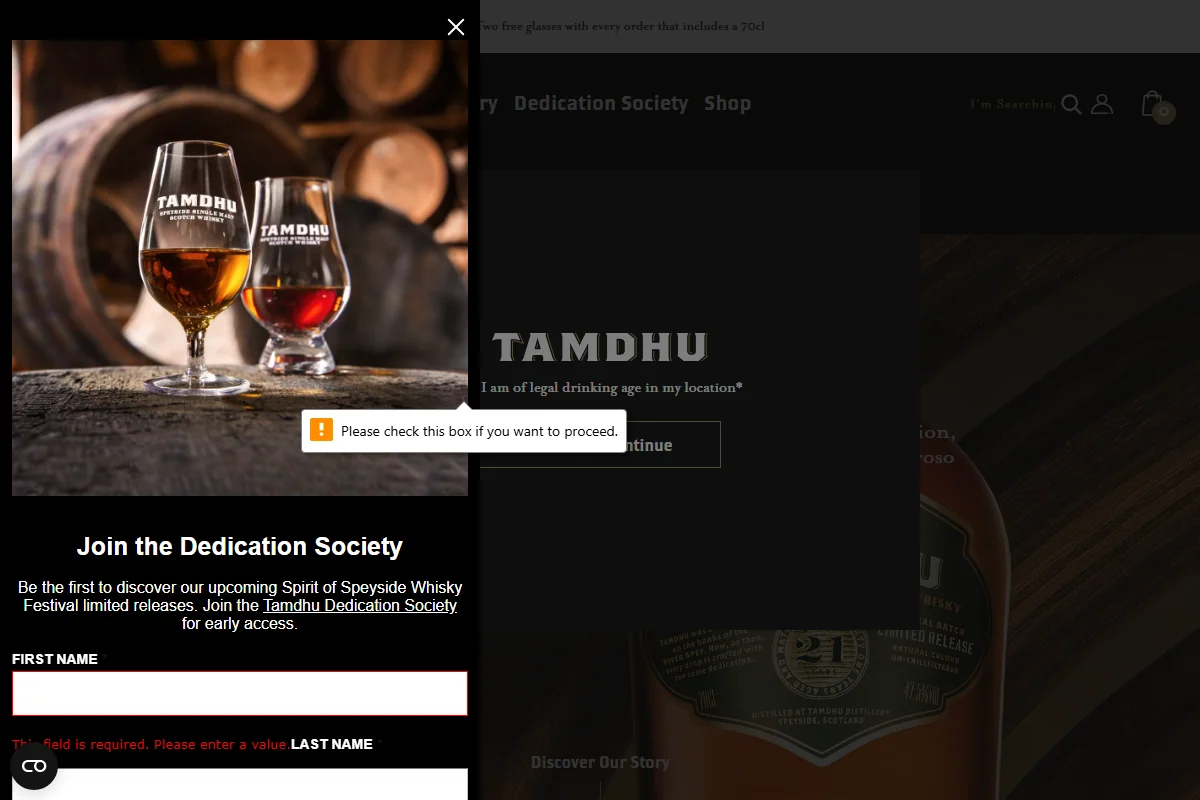 Tamdhu Distillery official website
