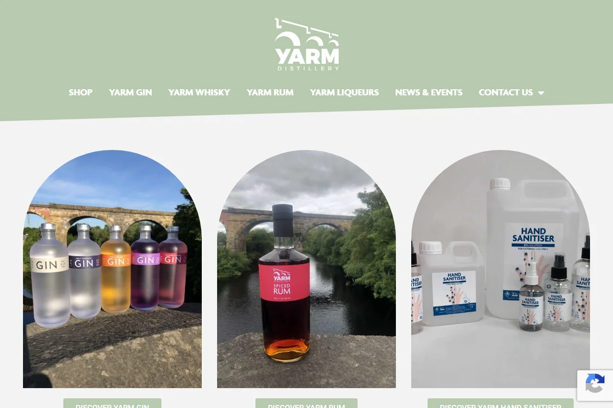 Yarm Distillery official website